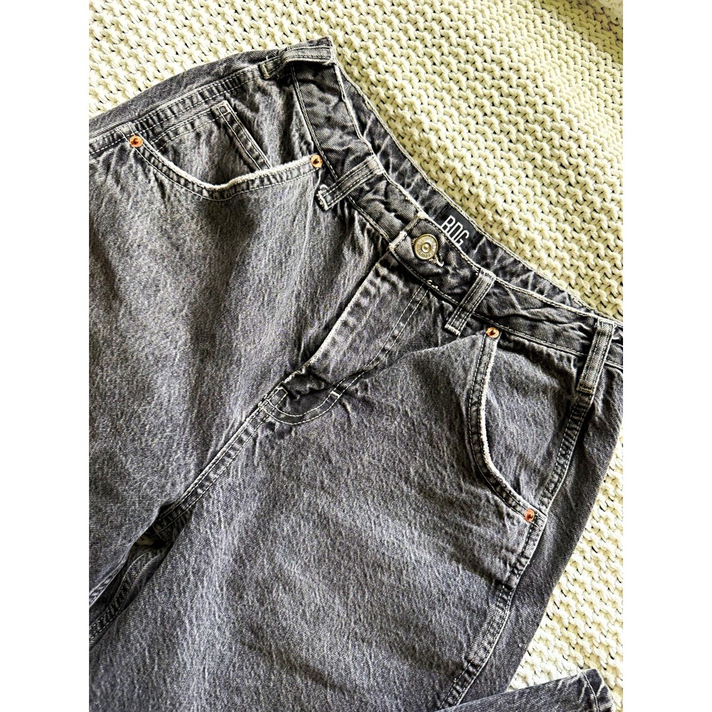 BDG Urban Outfitters Albie Cargo Jeans Gray Charcoal Wash W28 x I25 (13)